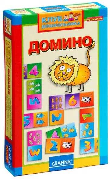 Игра настольная "Домино" (ВВ0997) обложка книги
