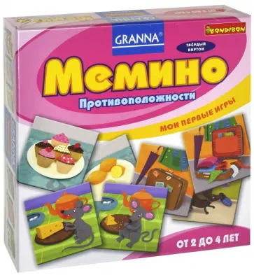 Игра настольная "Мемино. Противоположности" (BB1004) обложка книги