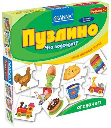 Игра настольная "Пузлино. Что подходит?" (ВВ1005) обложка книги