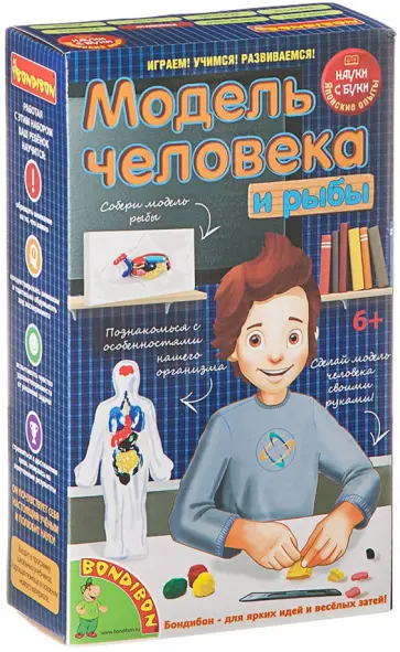 Японские опыты "Науки с Буки. Модель человека" (18401ВВ/196408) обложка книги