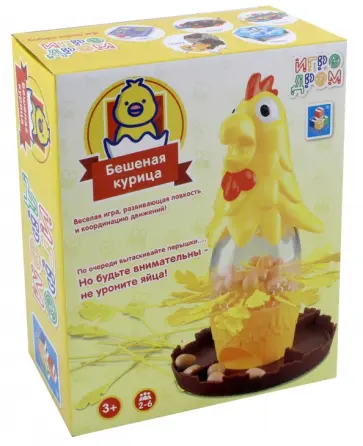 Игра "Бешеная курица" (Т10829) обложка книги
