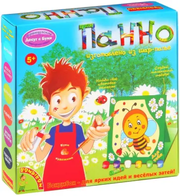Панно из шар-папье "Пчелка" (ВВ1020) обложка книги