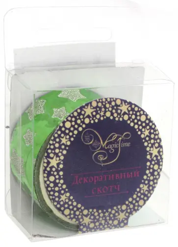 Декоративный скотч (зеленый глянец) (76313) обложка книги