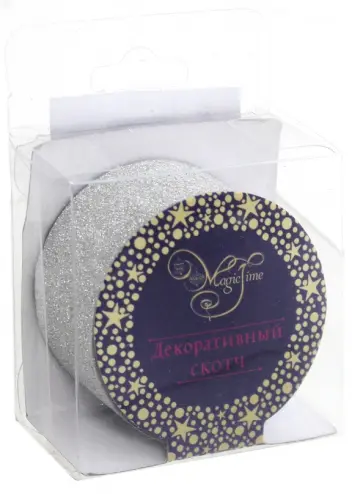 Лента самоклеящаяся "Серебряная" (76296/77750) обложка книги