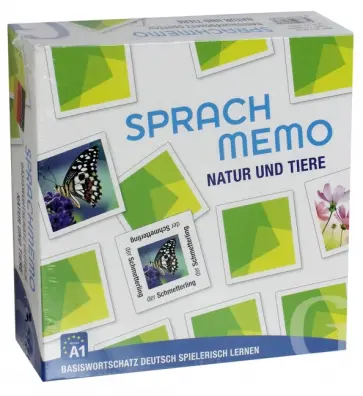 Sprachmemo Deutsch. Natur und Tiere. Sprachspiel обложка книги