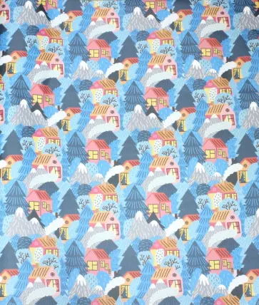 Бумага упаковочная "Домики" (1085206) обложка книги