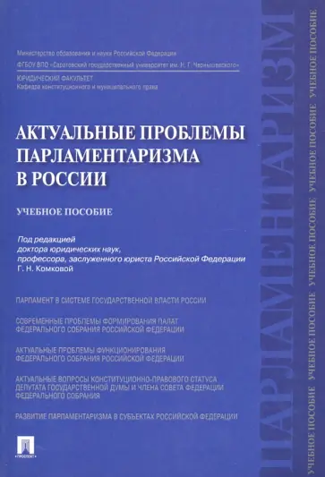 Астафичев, Бердникова - Актуальные проблемы парламентаризма в России. Учебное пособие Астафичев, Бердникова - Актуальные проблемы парламентаризма в России. Учебное пособие обложка книги