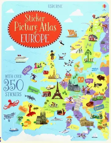 Jonathan Melmoth - Sticker Picture Atlas of Europe обложка книги