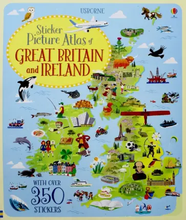Jonathan Melmoth - Sticker Picture Atlas of Great Britain & Ireland обложка книги