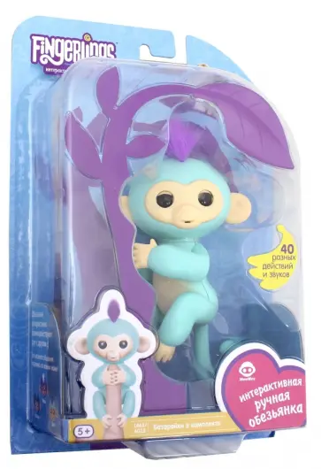 Интерактивная обезьянка "Зоя" (3706A) обложка книги