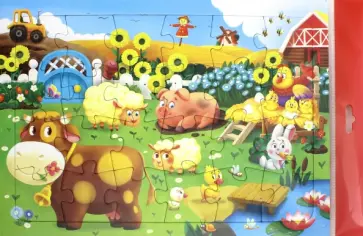 Пазл "Животные на ферме", 24 детали обложка книги