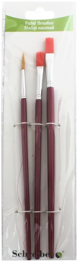Набор кистей (3 штуки, синтетика № 1, 3, 5) (S 1720) обложка книги