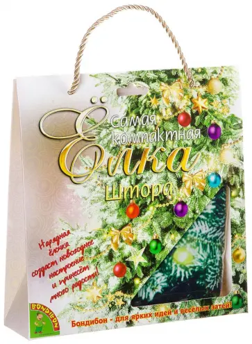 Набор для творчества "Штора - Заснеженная Елка" (ВВ2056) обложка книги