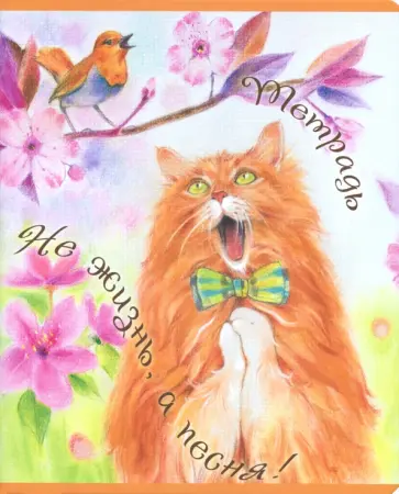 Тетрадь Что я рыжий что ли!, А5, 48 листов, клетка, в ассортименте обложка книги