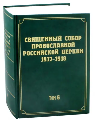 Документы Священного Собора Православной Российской Церкви 1917-1918 годов. Том 6 Документы Священного Собора Православной Российской Церкви 1917-1918 годов. Том 6 обложка книги
