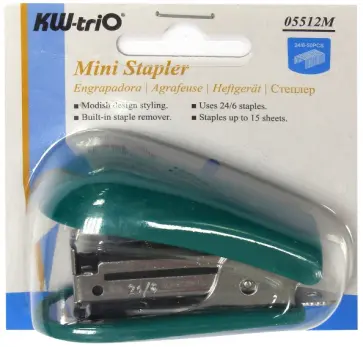 Степлер "Mini 24/6 26/6" 50 скоб (5512GRN) обложка книги