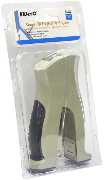 Степлер "Half-strip Elegant" 24/6, 20 листов (5533GRY) обложка книги
