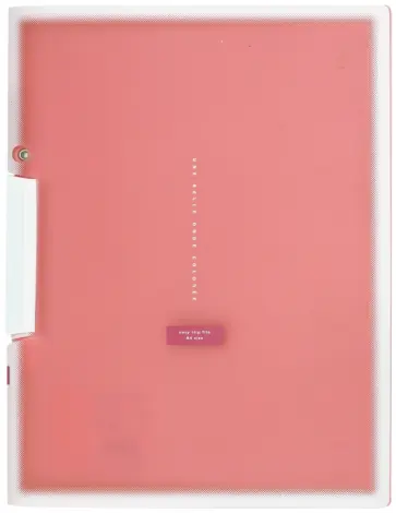 Папка с клипом А4 Coloree розовый (F-VFH100P) обложка книги