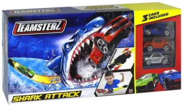 Трек "Акула атакует" + 3 машинки (1416435.00) обложка книги