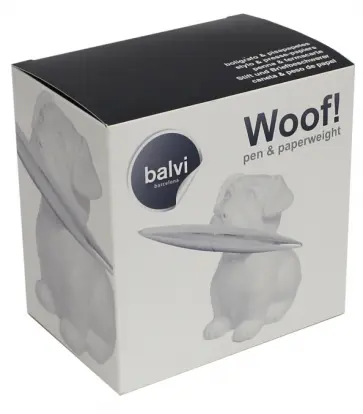 Ручка и пресс-папье "Woof!" (белый) (26727) обложка книги