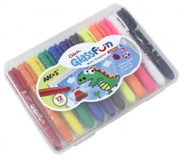 Мелки 12 цветов "КОЛОРИКС" для гладкой поверхности (22254) обложка книги