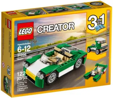 Конструктор "Creator. Кабриолет зеленый" (31056) обложка книги