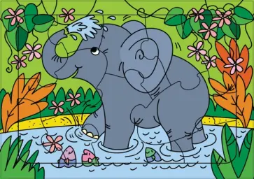 Развивающие рамки. 3214 Слоненок обложка книги