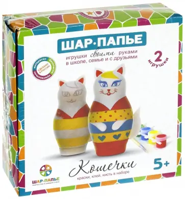 Набор "Кошечки. Шар-папье" (B01341) обложка книги