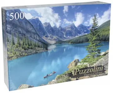 Puzzle-500 "Лодка на озере Морейн" (GIPZ500-7681) обложка книги