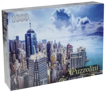 Puzzle-1000 "Небоскрёбы Гонконга" (GIPZ1000-7718) обложка книги