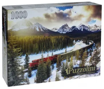 Puzzle-1000 "Поезд в парке Банф" (GIPZ1000-7728) обложка книги