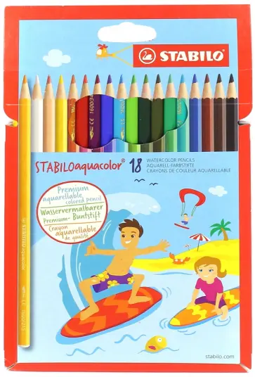 Карандаши 18 цветов "AQUACOLOR" акварельные (1618-6) Карандаши 18 цветов "AQUACOLOR" акварельные (1618-6) обложка книги