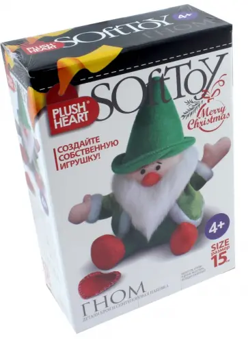 Набор для творчества "Плюшевое сердце. Гном" (457073) обложка книги