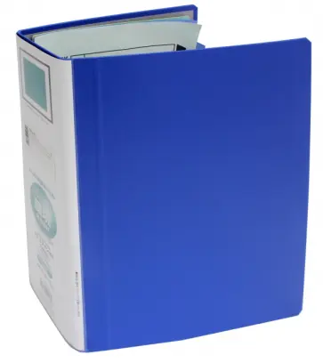 Папка-регистратор "Tube" (А4, синий, 80 мм) (RT680B) обложка книги