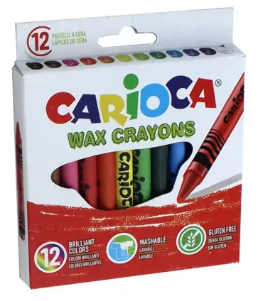 Набор восковых мелков, 12 цветов "WAX CRAYONS" (42365) Набор восковых мелков, 12 цветов "WAX CRAYONS" (42365) обложка книги
