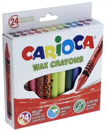 Набор восковых мелков 24 цветов WAX CRAYONS (42366) Набор восковых мелков 24 цветов WAX CRAYONS (42366) обложка книги