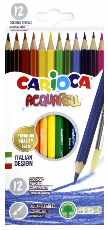 Набор матовых карандашей "Acquarell" (12 цветов) (42857) Набор матовых карандашей "Acquarell" (12 цветов) (42857) обложка книги