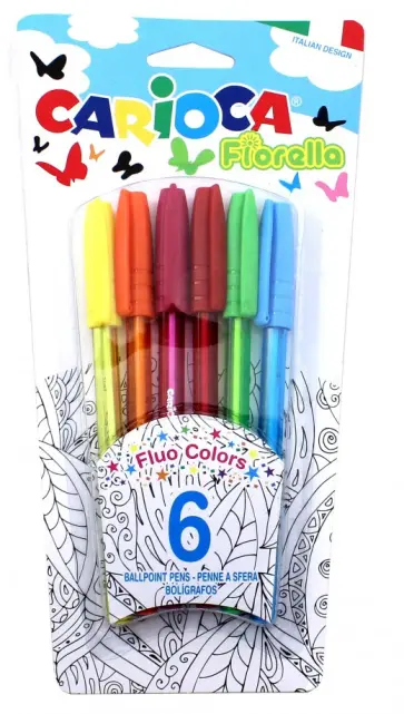 Набор шариковых ручек, 6 цветов "Fiorella" (42774) Набор шариковых ручек, 6 цветов "Fiorella" (42774) обложка книги