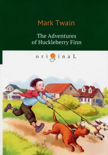 Mark Twain - The Adventures of Huckleberry Finn обложка книги