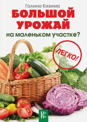 Галина Кизима - Большой урожай на маленьком участке? Легко! обложка книги