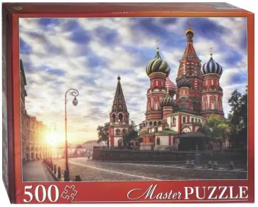 Puzzle-500 "Храм Василия Блаженного-1" (ГИМП500-6154) обложка книги