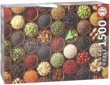 Пазл-1500 "Травы и специи" (17666) обложка книги