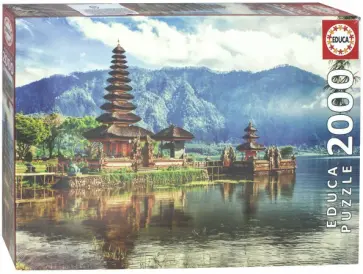 Пазл-2000 "Храм Улун Дану, Улувату, Индонезия" (17674) обложка книги