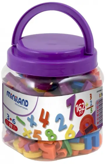 97915 Обучающий набор Цифры магнитные (162 элем.) обложка книги