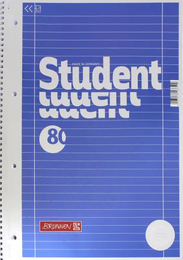 Тетрадь 80 листов, А4, гребень, Колледж Premium, линейка обложка книги