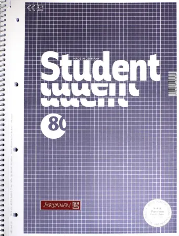 Тетрадь 80 листов, А4, гребень, Колледж Premium, клетка обложка книги