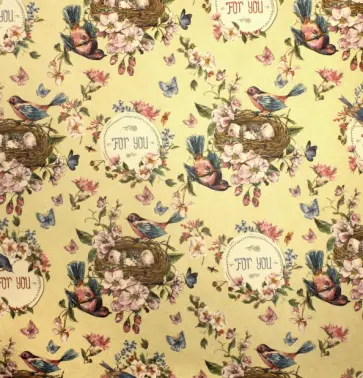 Бумага крафт "Гнездышко" (75228) обложка книги