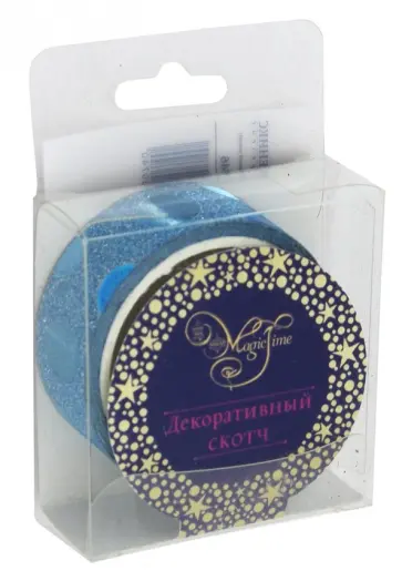 Лента самоклеящаяся "Голубые шарики" (77746) обложка книги