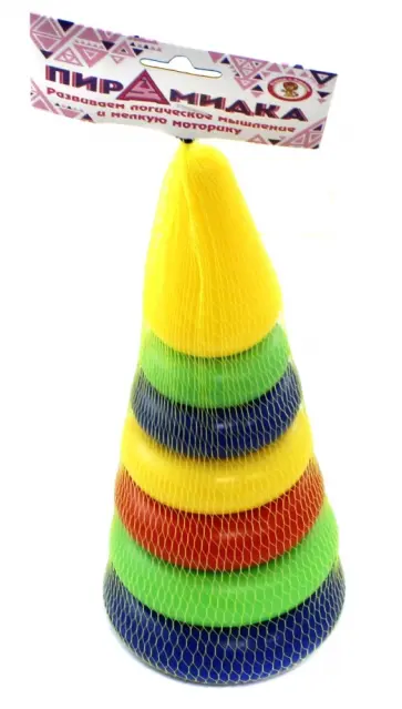 Пирамидка малая Конус, 6 колец обложка книги