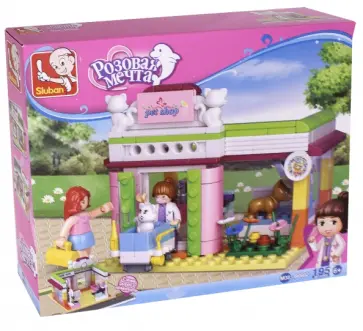 Конструктор "Зоомагазин", 195 деталей (M38-B0602) обложка книги